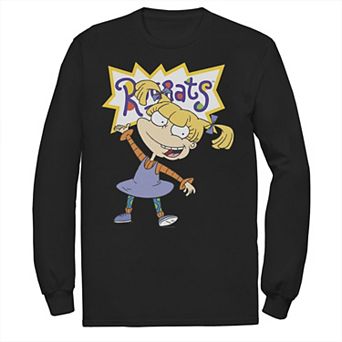 Men's Nickelodeon Rugrats Angelica Simple Portrait Long Sleeve Graphic Tee
