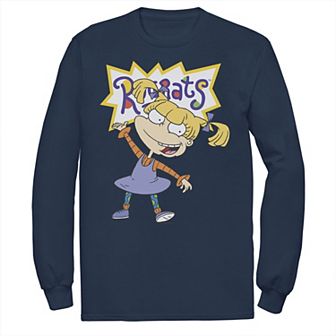 Men's Nickelodeon Rugrats Angelica Simple Portrait Long Sleeve Graphic Tee