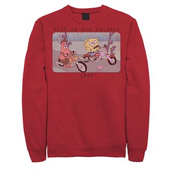 Men's Nickelodeon SpongeBob SquarePants Ride Or Die Friends 1999 Portrait Fleece