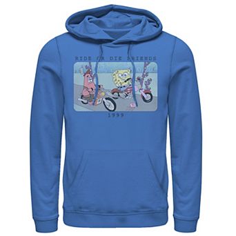 Men's Nickelodeon SpongeBob SquarePants Ride Or Die Friends 1999 Portrait Graphic Hoodie