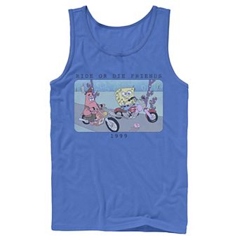 Men's Nickelodeon SpongeBob SquarePants Ride Or Die Friends 1999 Portrait Graphic Tank Top