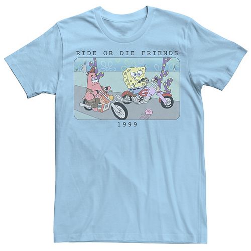 Men S Nickelodeon Spongebob Squarepants Ride Or Die Friends 1999