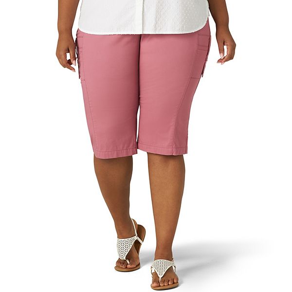 Plus Size Lee® FlexToGo Utility Skimmer Capris