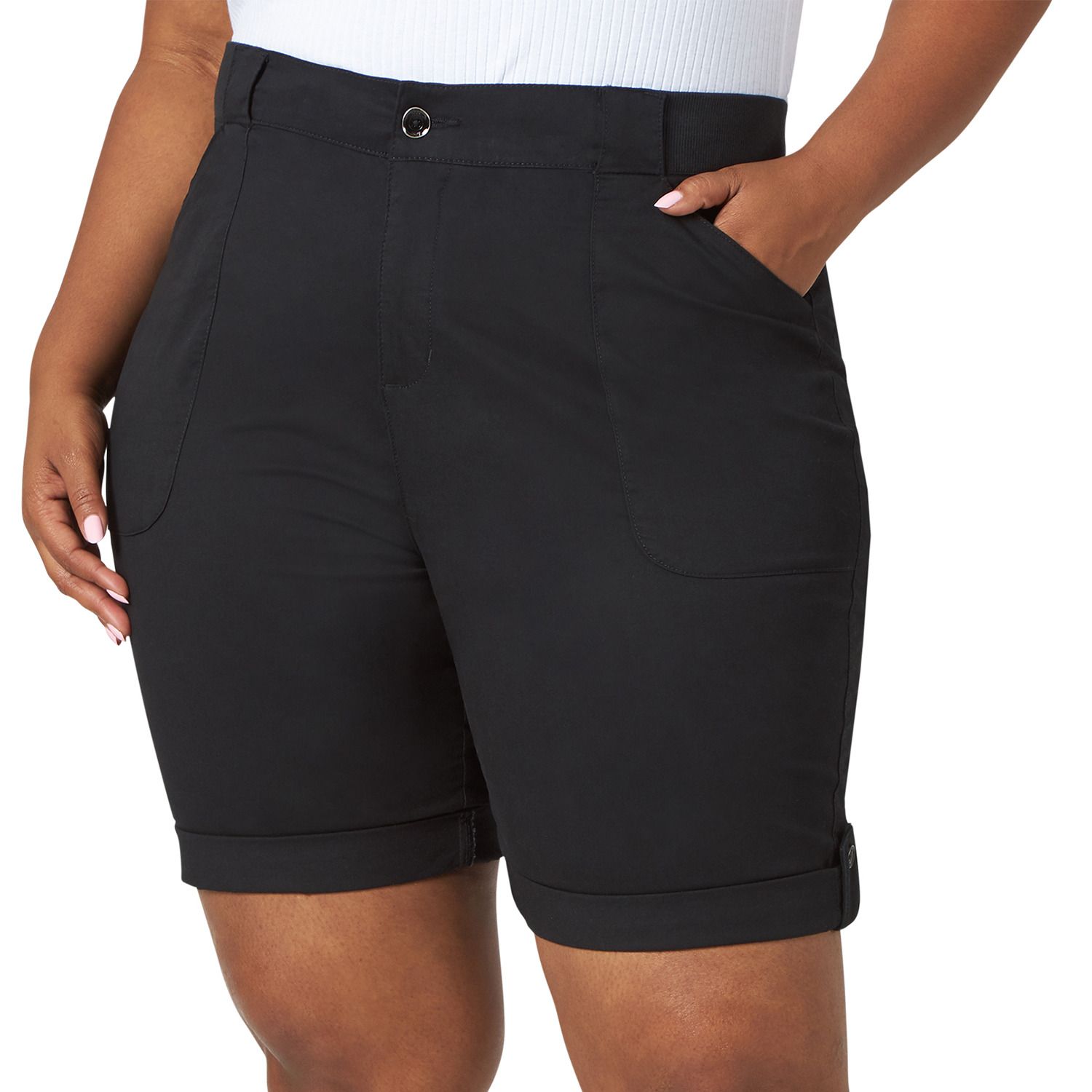 kohls plus size shorts