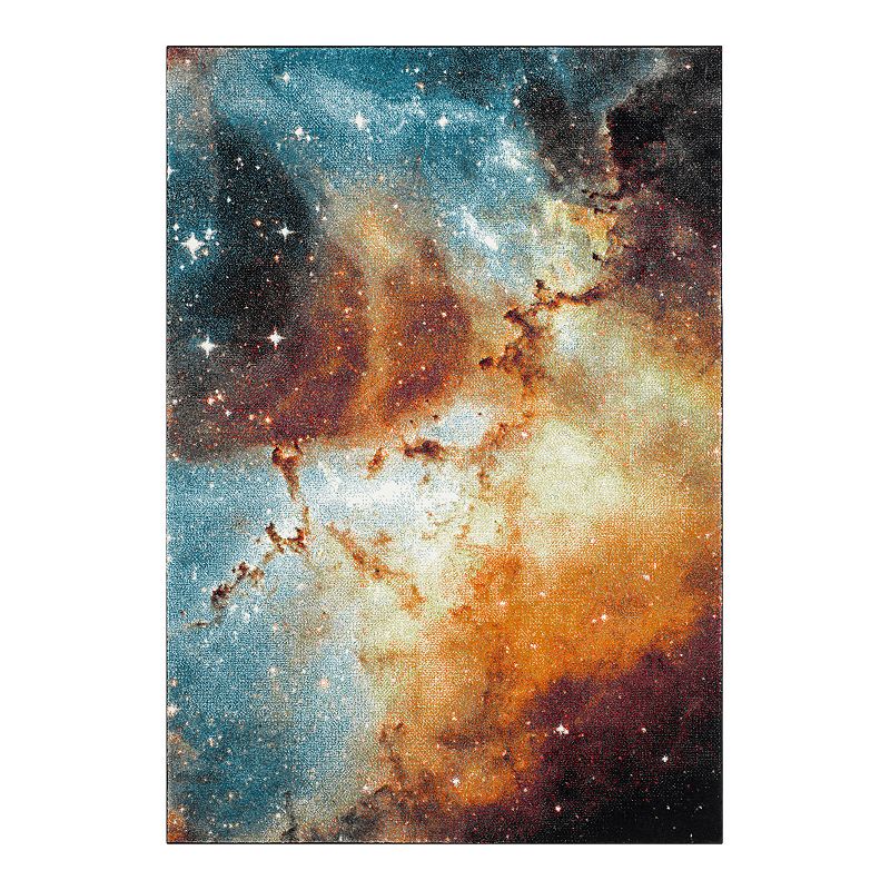 Safavieh Alaina Galaxy Rug, Orange, 5Ft Sq