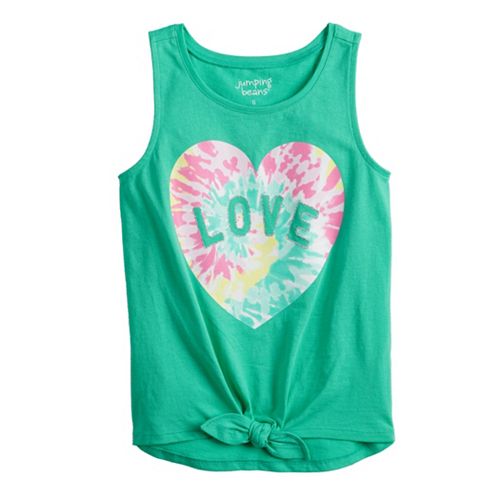 Girls 4-12 Jumping Beans® Graphic Tie-Front Tank
