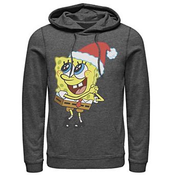 Men's Nickelodeon SpongeBob SquarePants Santa Hat Hoodie