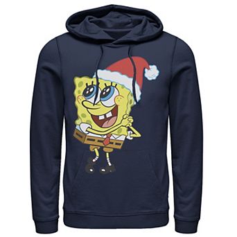 Men's Nickelodeon SpongeBob SquarePants Santa Hat Hoodie