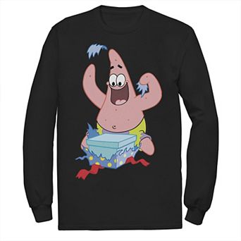 Men's Nickelodeon SpongeBob SquarePants Patrick Star Holiday Long Sleeve Tee