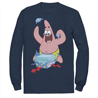 Men's Nickelodeon SpongeBob SquarePants Patrick Star Holiday Long Sleeve Tee