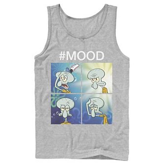 Men's Nickelodeon SpongeBob SquarePants Squidward Mood Tank Top