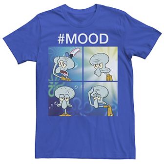 Men's Nickelodeon SpongeBob SquarePants Squidward Mood Graphic Tee