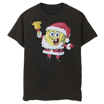 Men's Nickelodeon SpongeBob SquarePants Santa Claus Graphic Tee