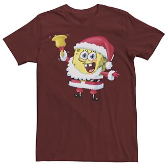 Men's Nickelodeon SpongeBob SquarePants Santa Claus Graphic Tee