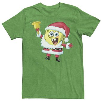 Men's Nickelodeon SpongeBob SquarePants Santa Claus Graphic Tee