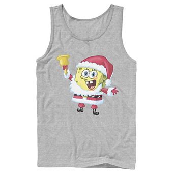 Men's Nickelodeon SpongeBob SquarePants Santa Claus Tank Top
