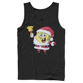 Men's Nickelodeon SpongeBob SquarePants Santa Claus Tank Top