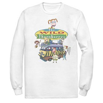 Men's Nickelodeon Wild Thornberrys Family RV Gathering Logo Long Sleeve Tee