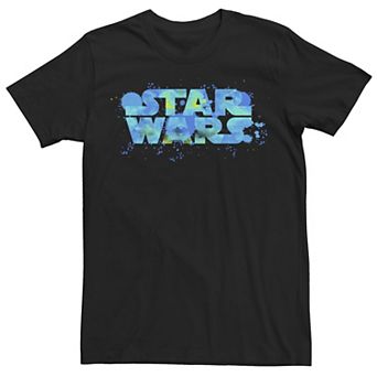 Men's Star Wars Water Color Logo Graphic Tee