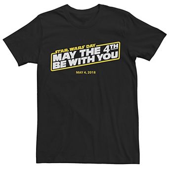 Men's Star Wars May The 4th Be With You Tee