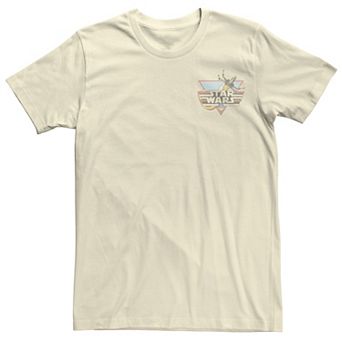 Men's Star Wars Faded X-Wing Logo Pocket Graphic Tee