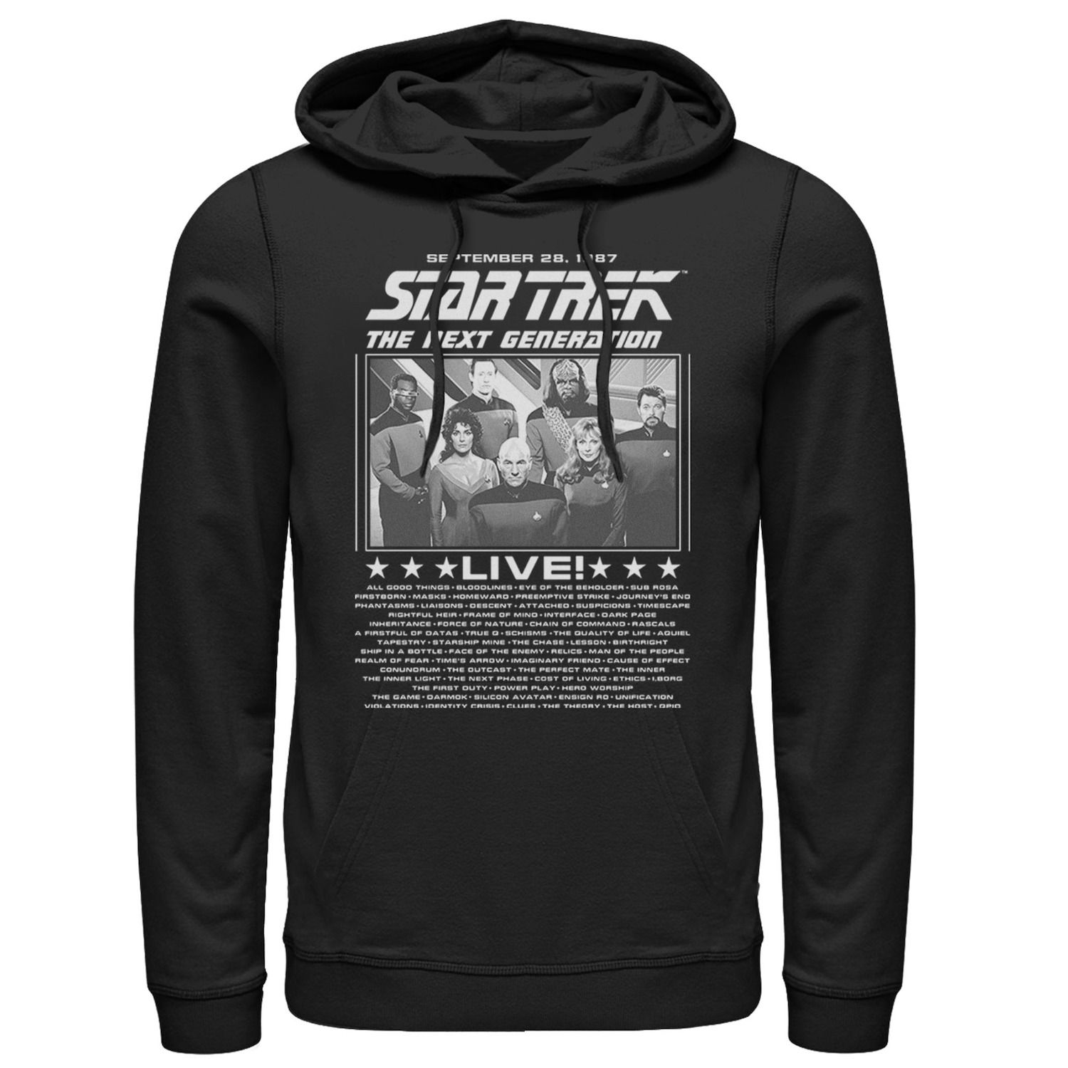 star trek next generation hoodie