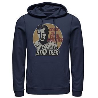 Men's Star Trek Original Series Kirk Retro Badge Hoodie