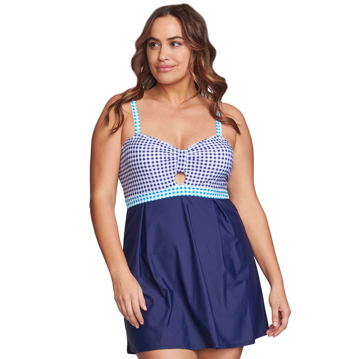 kohls plus size swimdress