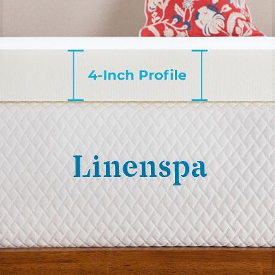 Linenspa Signature 4-in. ActiveRelief Memory Foam Mattress Topper