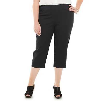 Plus Size Croft & Barrow® Effortless Stretch Pull-On Capri Pants