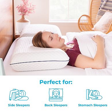 Linenspa Signature AlwaysCool Gel Memory Foam Pillow
