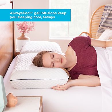 Linenspa Signature AlwaysCool Gel Memory Foam Pillow