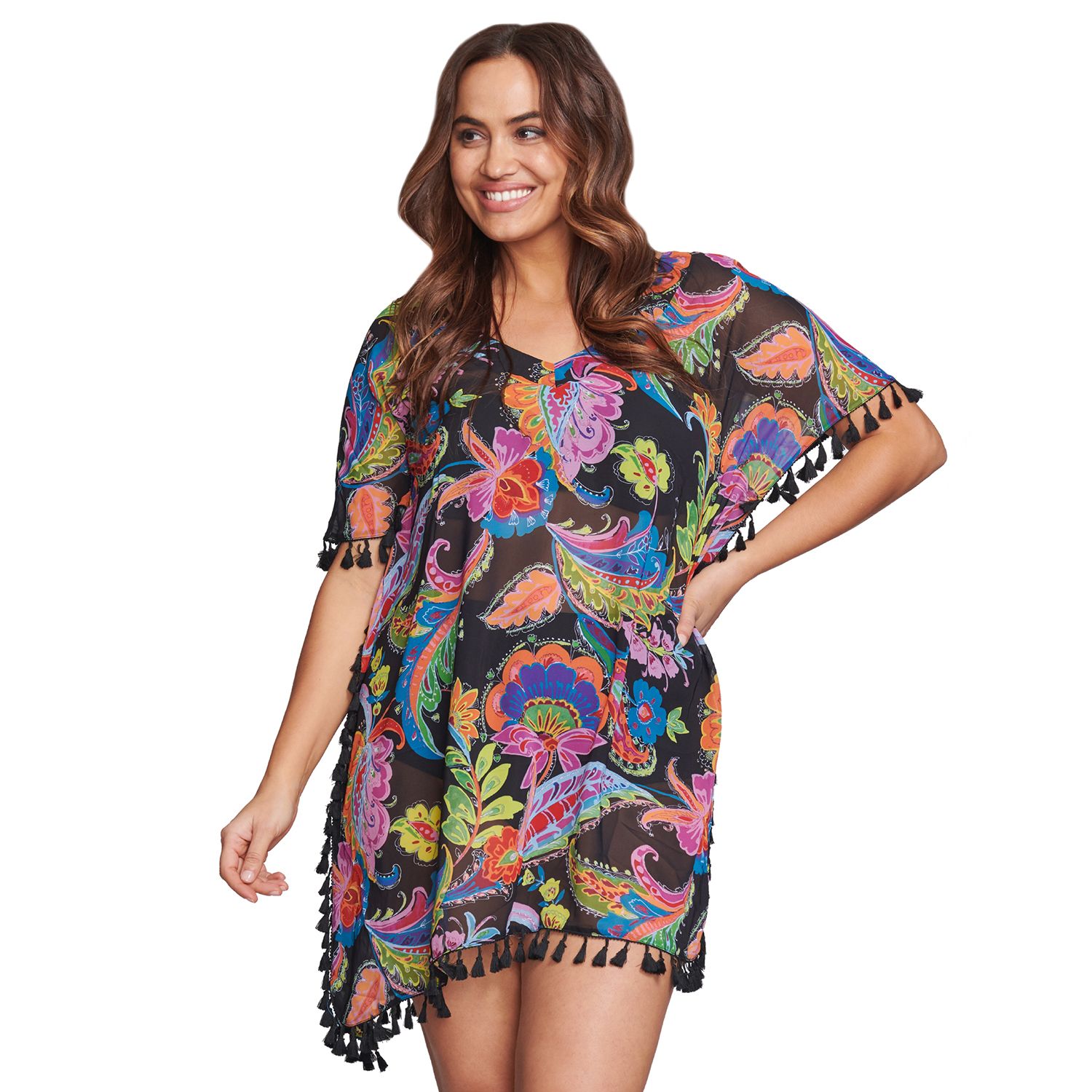 plus size bathing cover ups