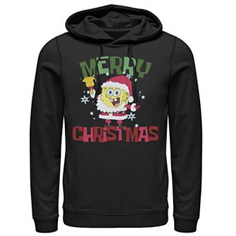 Men's Nickelodeon SpongeBob Santa Outfit Merry Christmas Hoodie