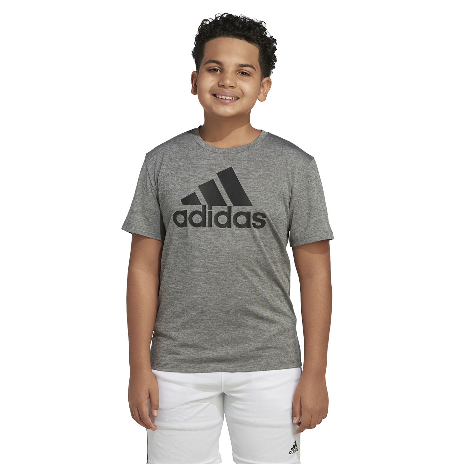 Детская футболка adidas Graphic, цвет: Угольный серый
