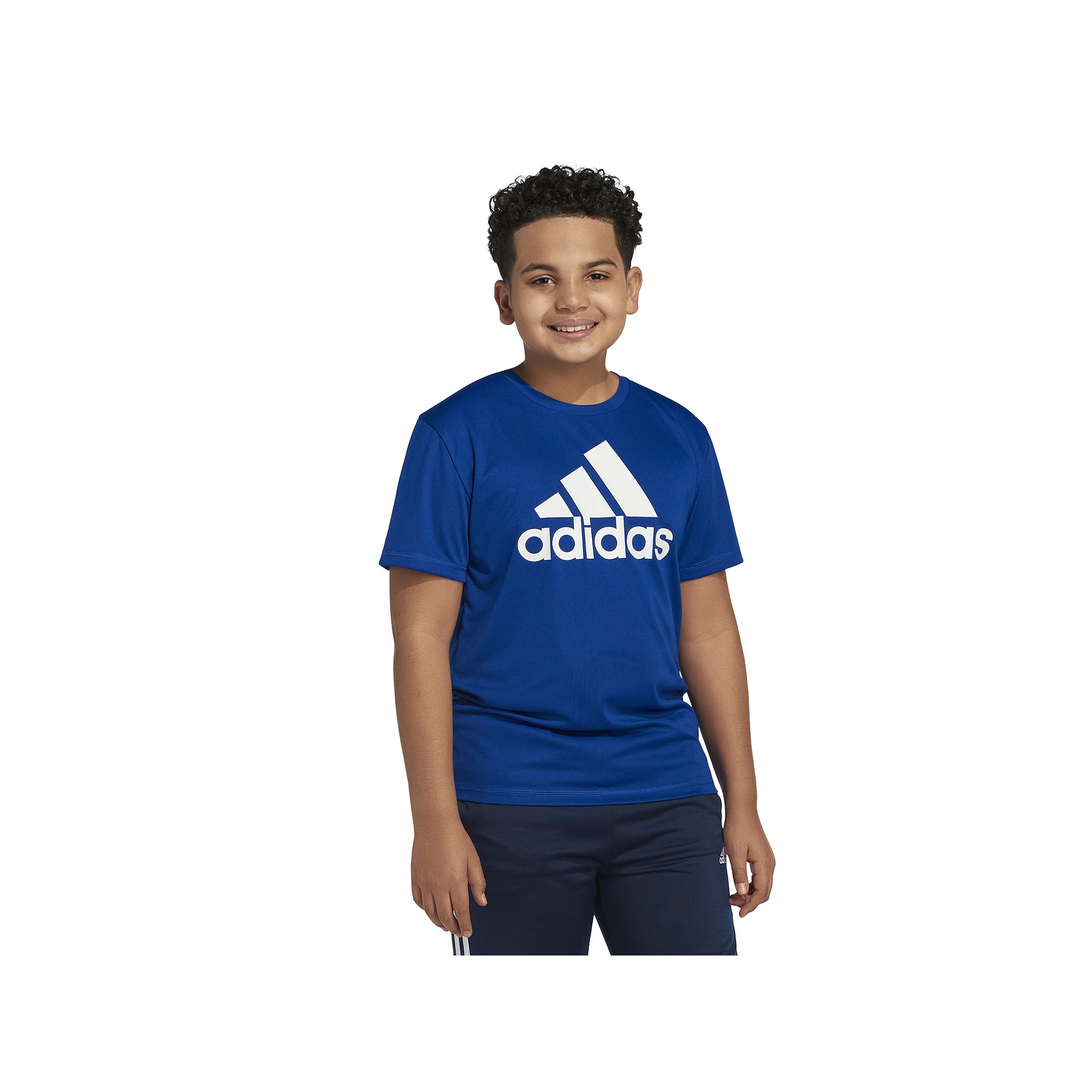 Boys 8-20 adidas Graphic Tee, Boys, Size: Large PLUS, Royal Blue