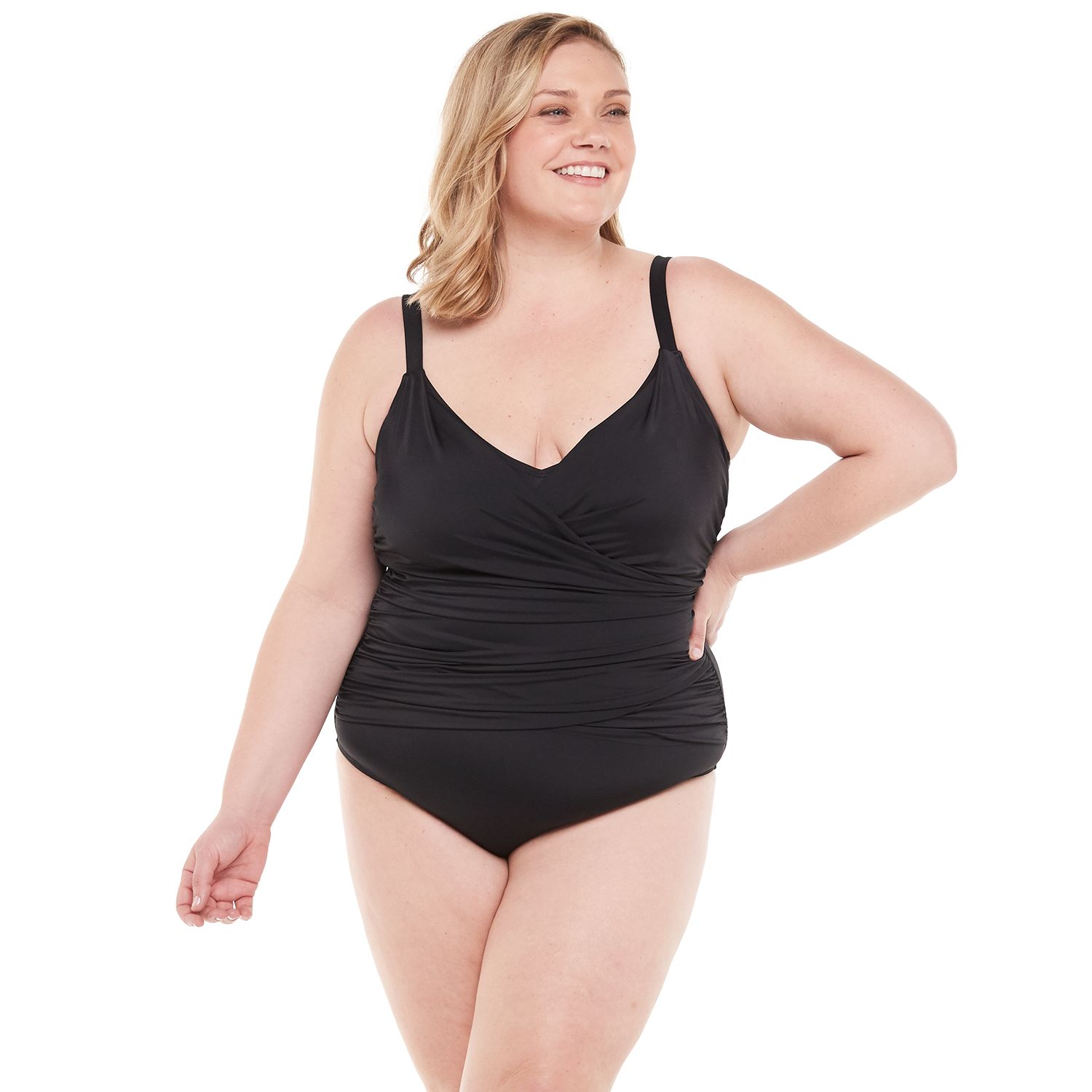 hanes swimwear plus size