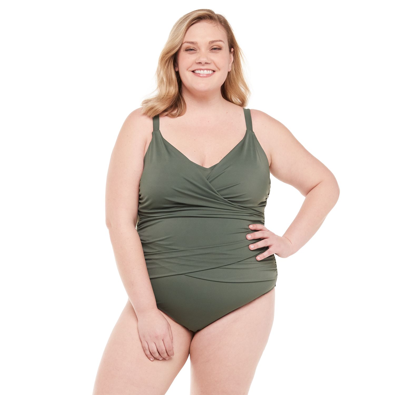 kohls womens plus size bathing suits