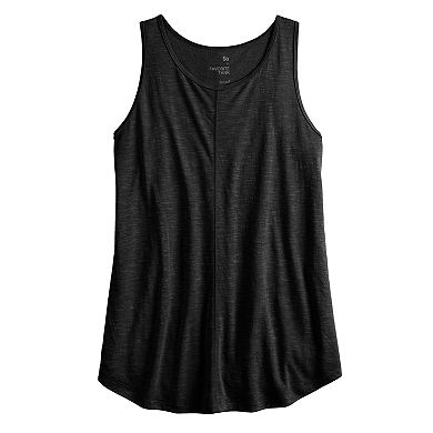 Juniors SO® Favorite High Neck Tank Top
