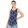 Juniors SO® Favorite High Neck Tank Top
