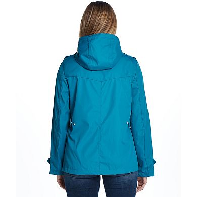 Women's Weathercast Hooded Raincoat
