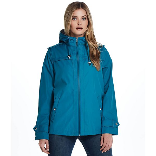 Women's Weathercast Hooded Raincoat