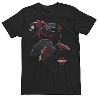 Men's Marvel Spiderverse Miles Morales Portrait Graphic Tee