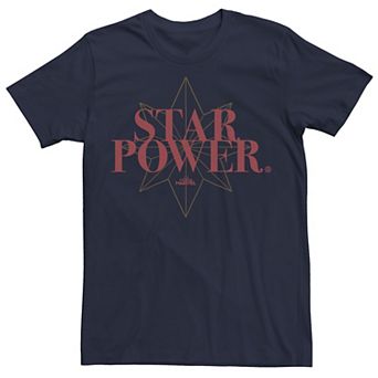 Men's Marvel Captain Marvel Star Power Symbol Graphic Tee