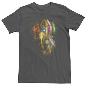 Men's Marvel Avengers Endgame Gauntlet Painting Graphic Tee