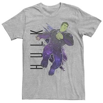 Men's Marvel Avengers Endgame Hulk Galaxy Painted Graphic Tee