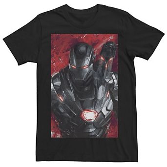 Men's Marvel Avengers Endgame War Machine Painting Graphic Tee