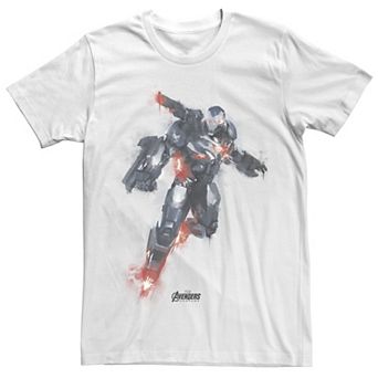 Men's Marvel Avengers Endgame War Machine Paint Graphic Tee