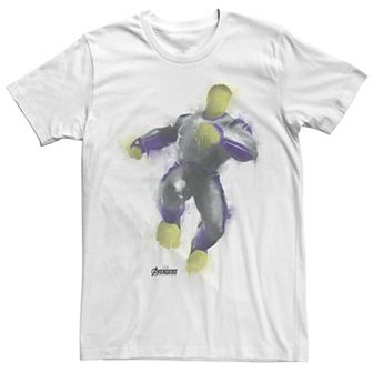 Men's Marvel Avengers Endgame Hulk Spray Paint Pose Graphic Tee