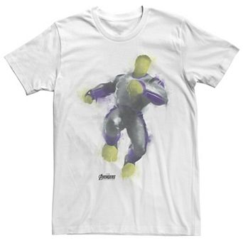 Men's Marvel Avengers Endgame Hulk Spray Paint Pose Graphic Tee